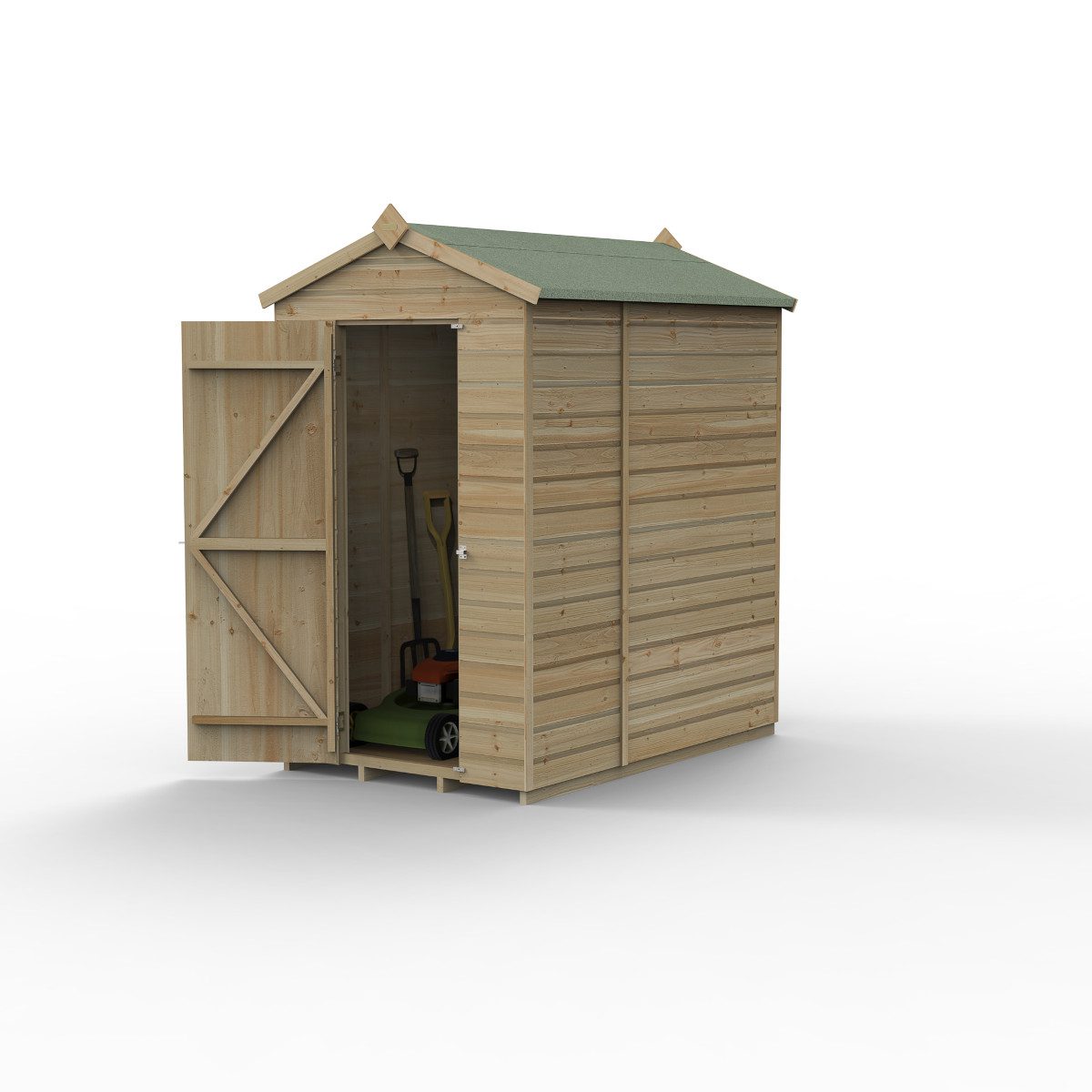 5013053196908 1 Beckwood 4x6 Apex Shed No Windows with Installation.jpg